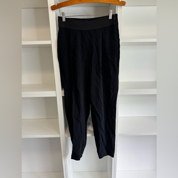 STELLA MCCARTNEY Black Pants Tapered Ankle Size 38  US 4 Pre loved Excellent - Picture 2 of 13